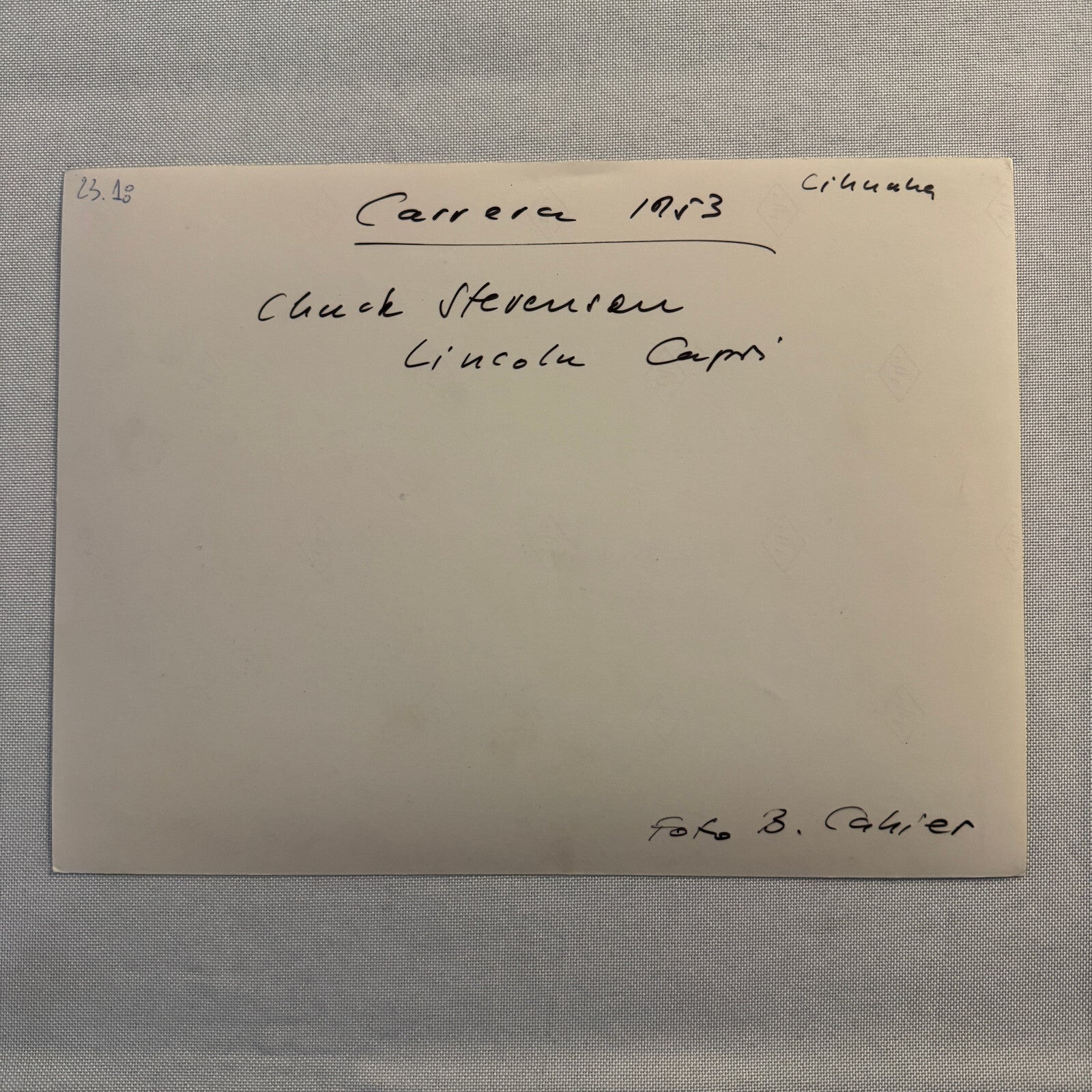 1953 Carrera Panamericana Lincoln Capri Racing Car Photo Photograph Vintage