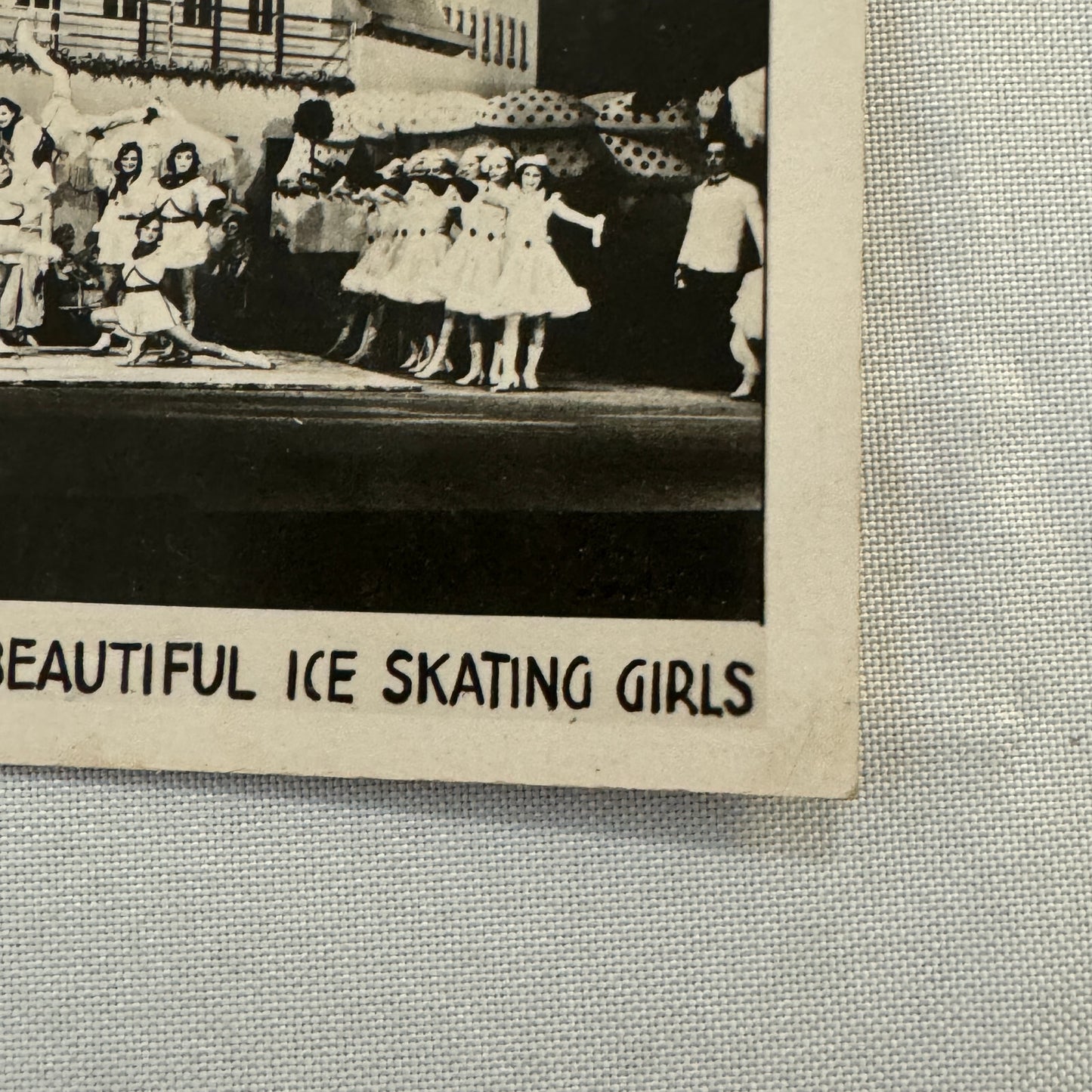 Vintage Circus Performer Postcard Post Card The Jewels Ice Skating Girls Skate