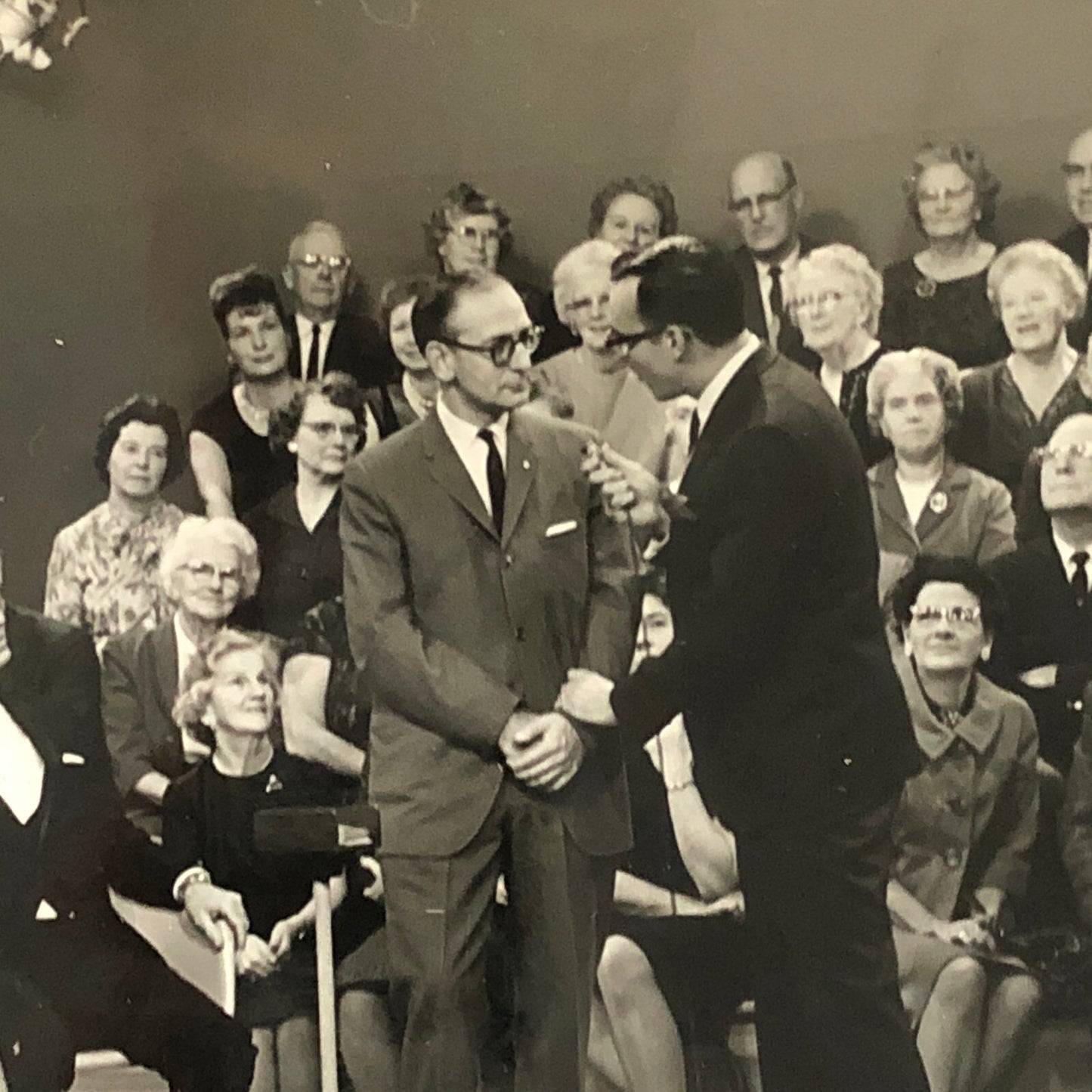 Vintage Photo Photograph Television Studio Show Camera People CFPL Lot of 2