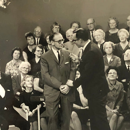 Vintage Photo Photograph Television Studio Show Camera People CFPL Lot of 2