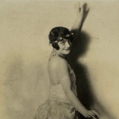 Vintage Ice Skating Dancing Ice Ballet Circus Performer Postcard Post Card