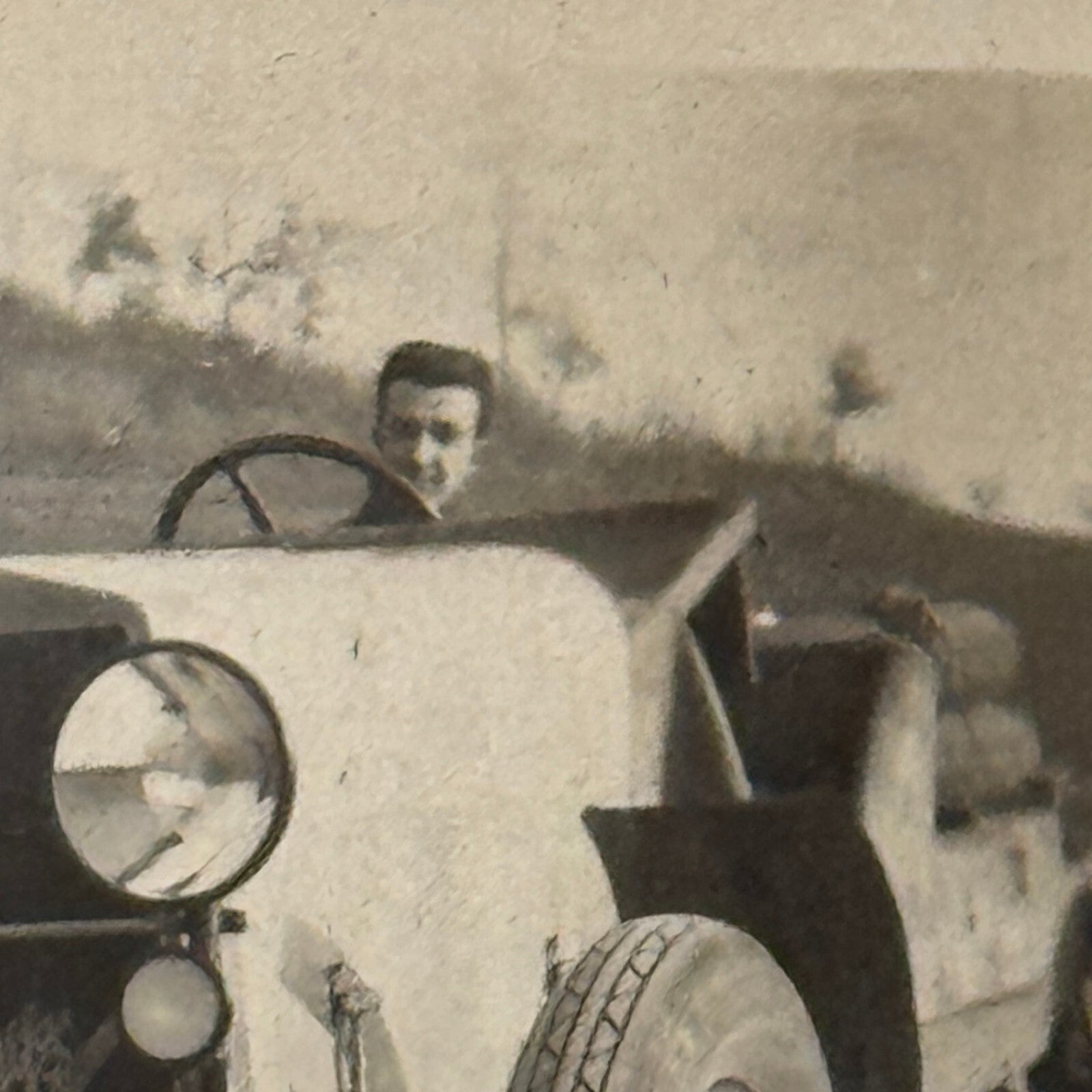 Vintage Photo Photograph Print Alfa Romeo Antique Car Autombile
