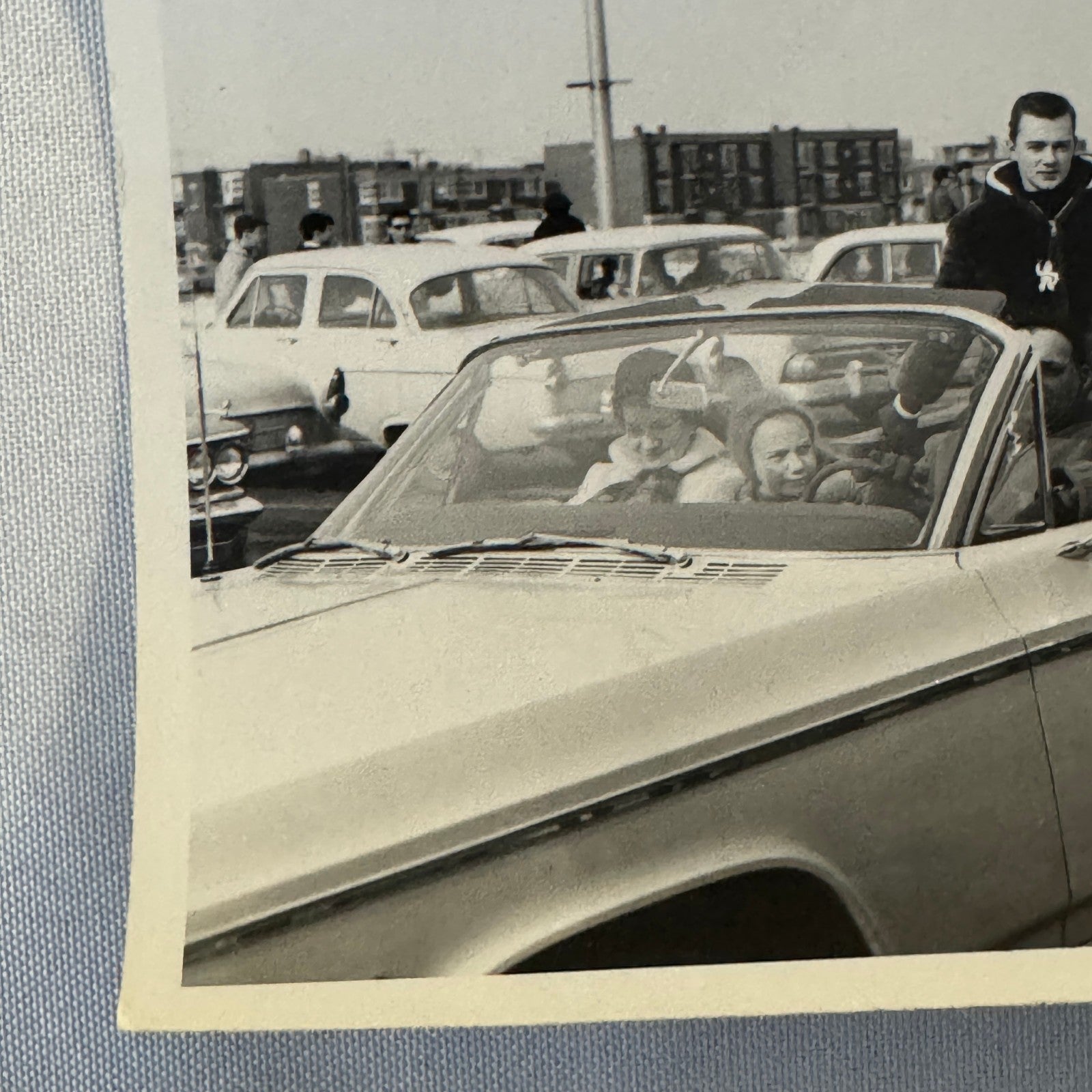 Vintage Parade Car Photo Photograph Print Quebec Canada Chevrolet