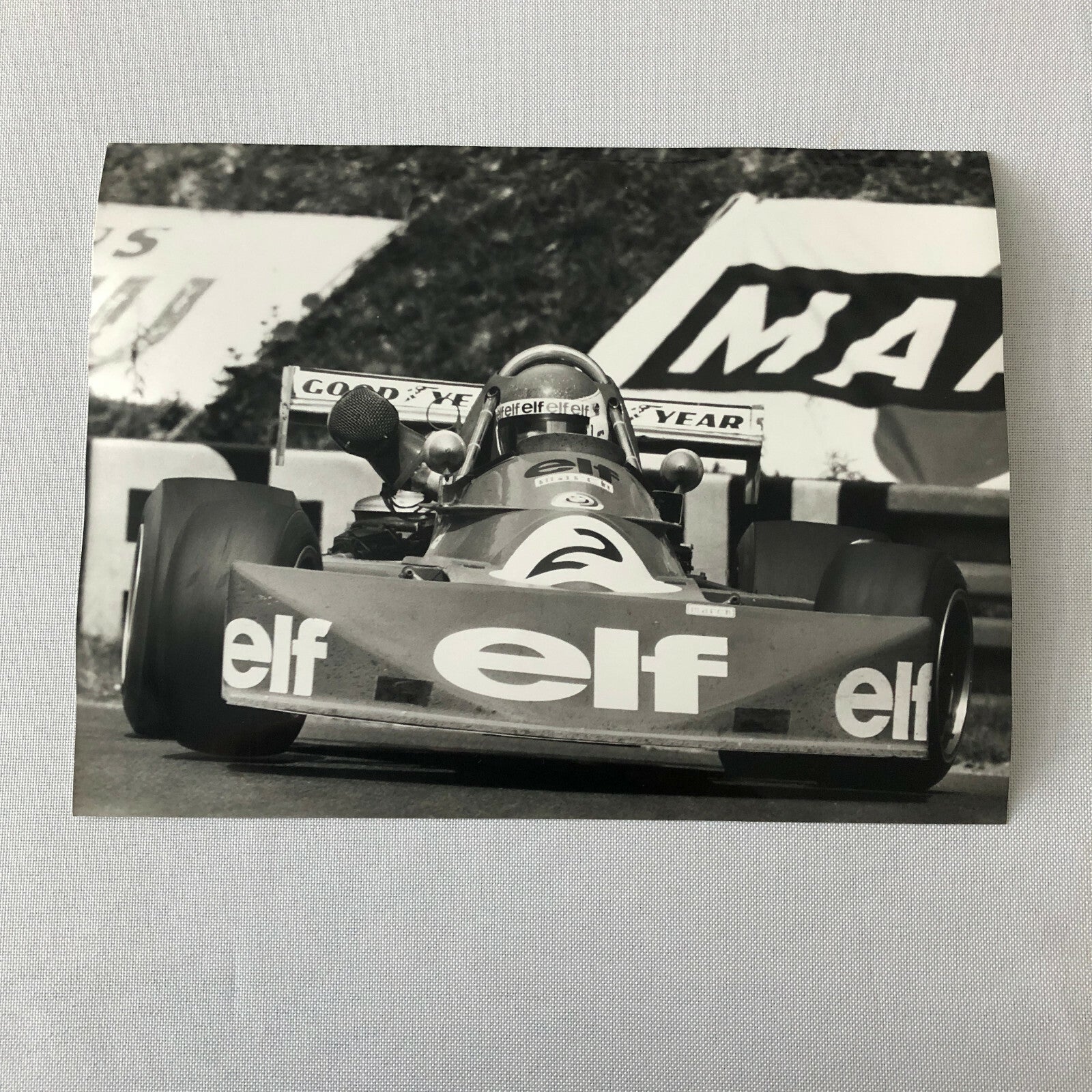 Vintage 1975 Formula 2 F2 Racing Photo Photograph Rouen Michel Leclere BMW 