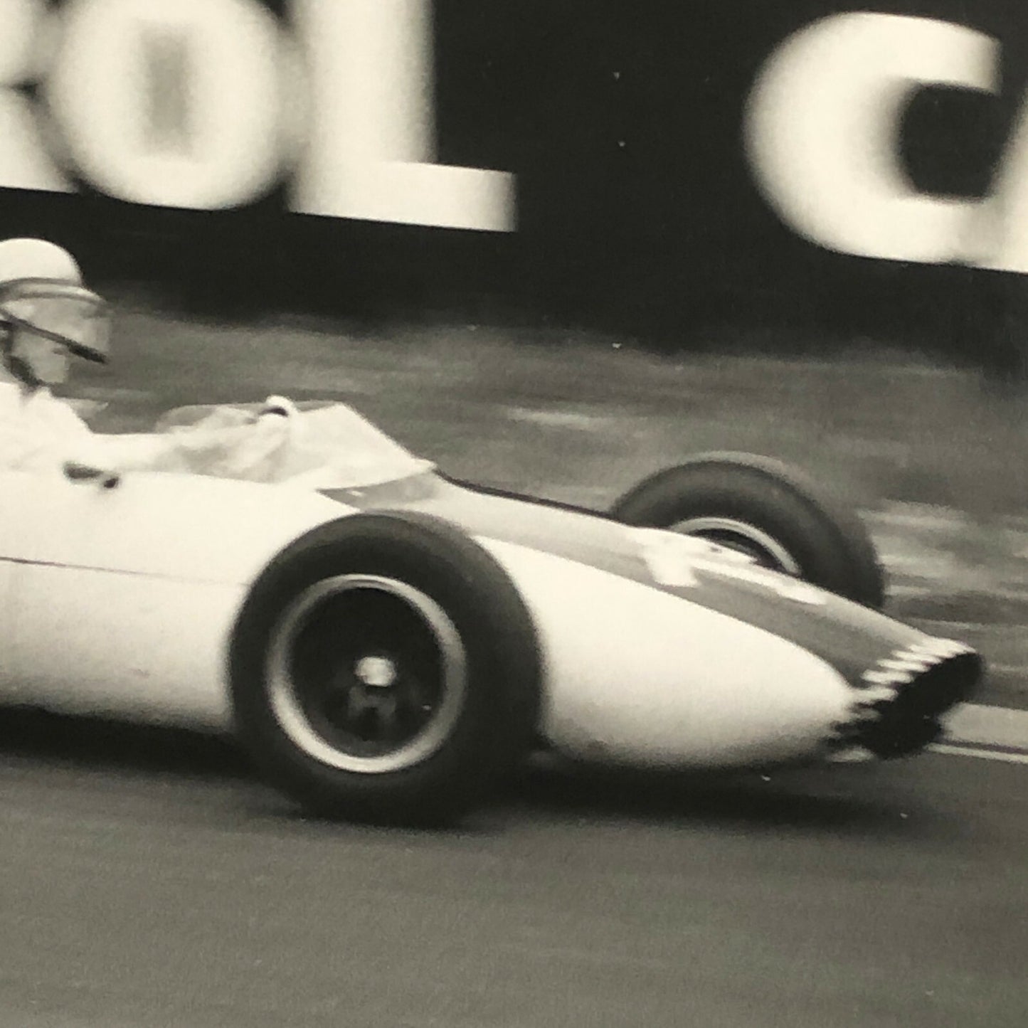 Vintage Car Racing Photo Photograph Print - 1961 Brands Hatch 
