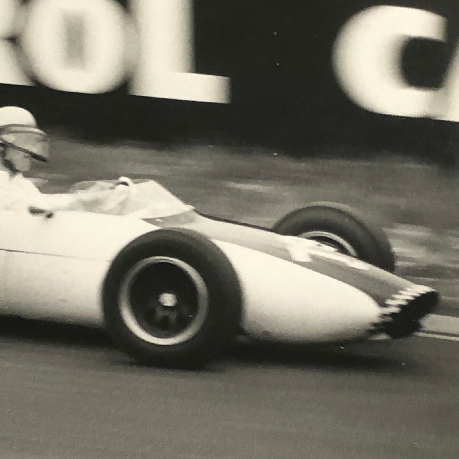 Vintage Car Racing Photo Photograph Print - 1961 Brands Hatch 