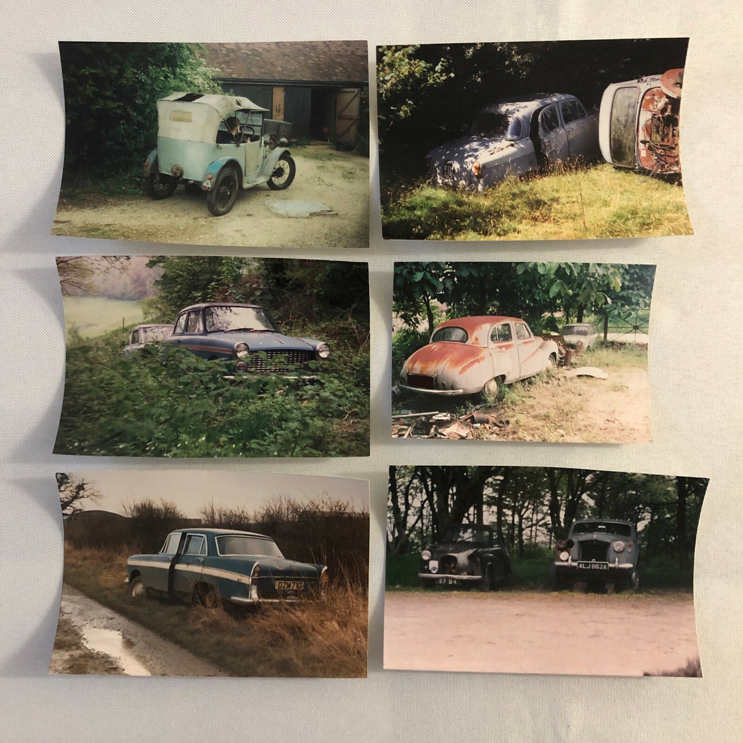 Vintage Austin Barn Find Junk Yard Car Truck Part Photo Photograph Lot of 30
