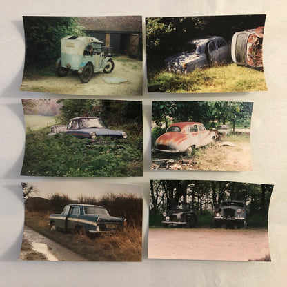 Vintage Austin Barn Find Junk Yard Car Truck Part Photo Photograph Lot of 30