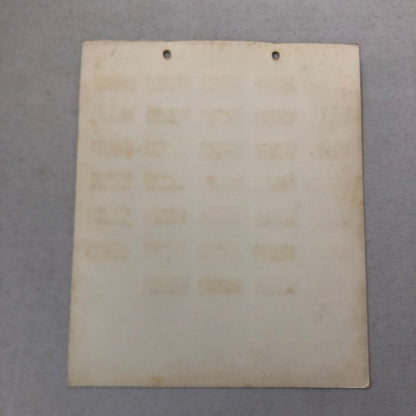 1965 Volkswagen Fiat and Opel Car Paint Chip Color Sample Sheet DUCO