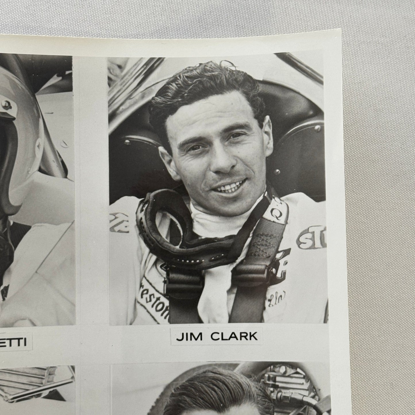 Vintage Racing Driver Photo Jackie Stewart Mario Andretti Jim Clark Graham Hill