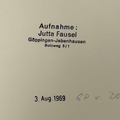 Vintage Racing Photo Mario Andretti 1969 German Grand Prix Motorsport Dave Sims