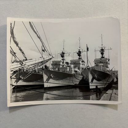 Vintage Military Ship Boat Photo Photograph Royal Canadian Navy