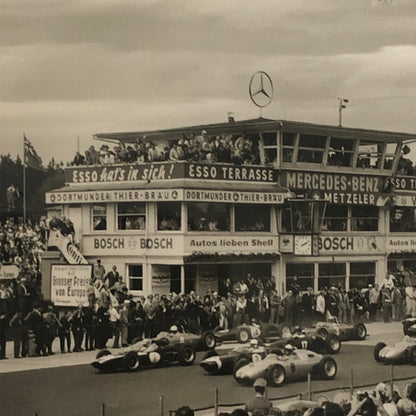 Vintage Nurburgring Racing Photo Postcard Post Card