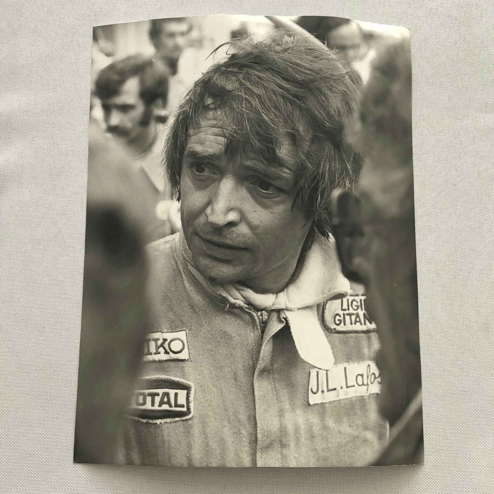 Vintage Racing Photo Photograph 1975 24 Hours of LeMans ? Driver JL Lafosse 