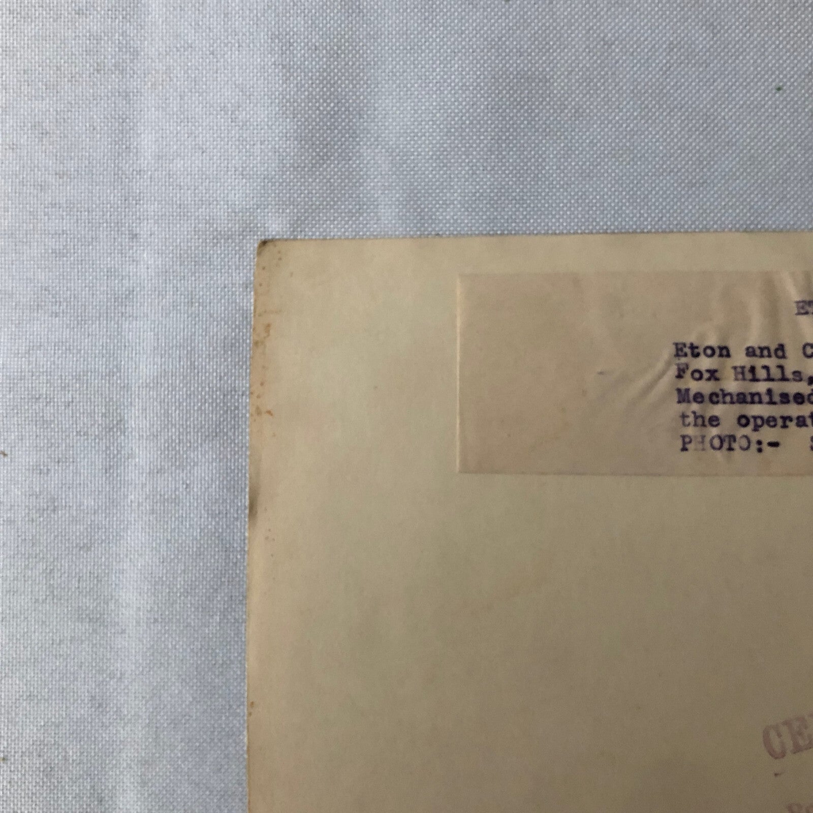 Military School 1932 Press Photo Photograph Eton vs Charterhouse UK Howitzer Gun