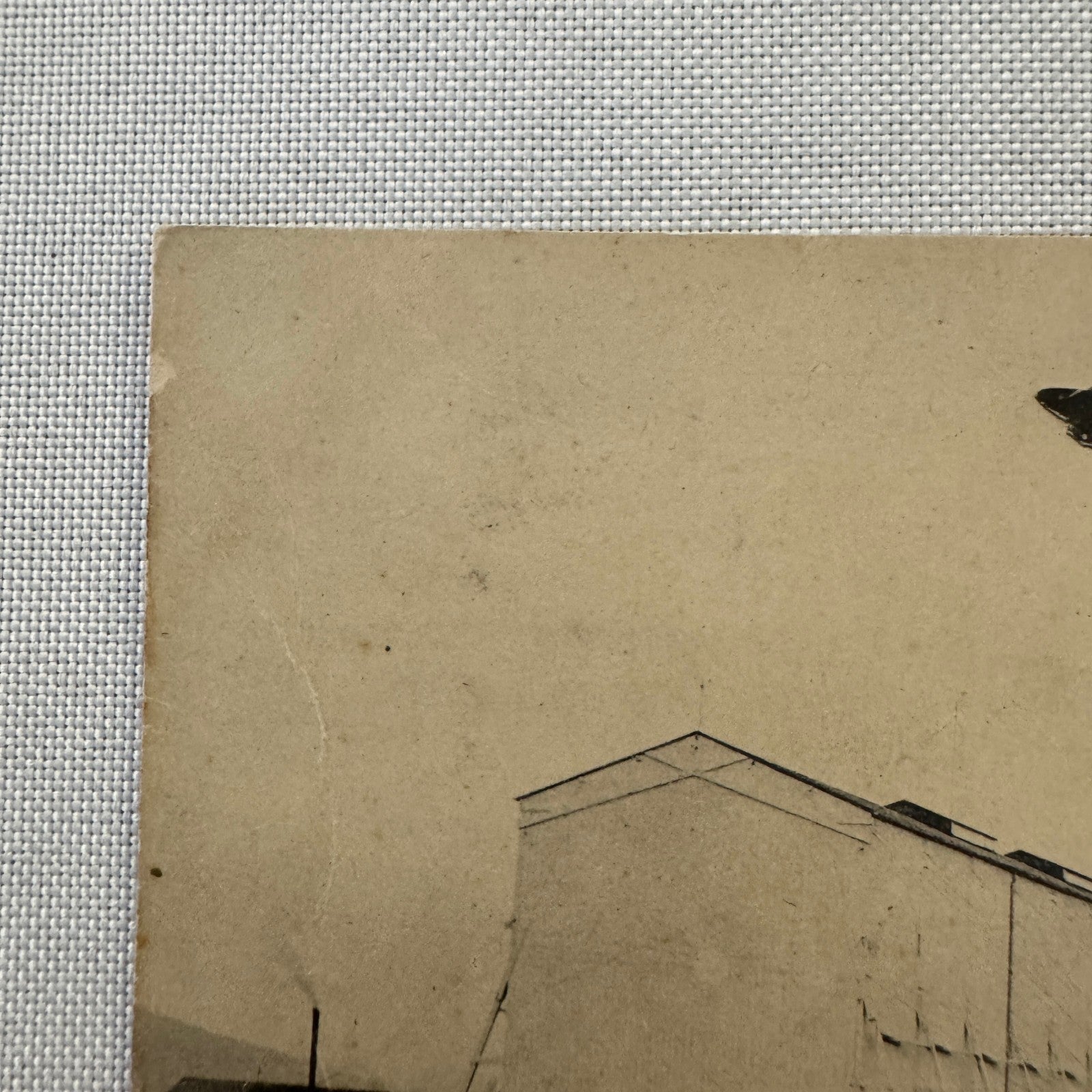 Vintage Zeppelin Airship Dirigible Postcard Post Card French Le Lebaudy