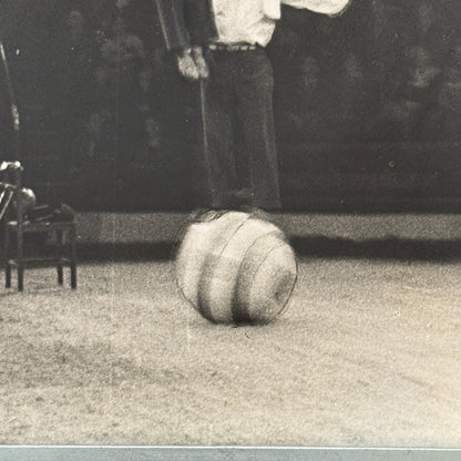 Vintage Circus Acrobat Balancing Act Photo Photograph Print