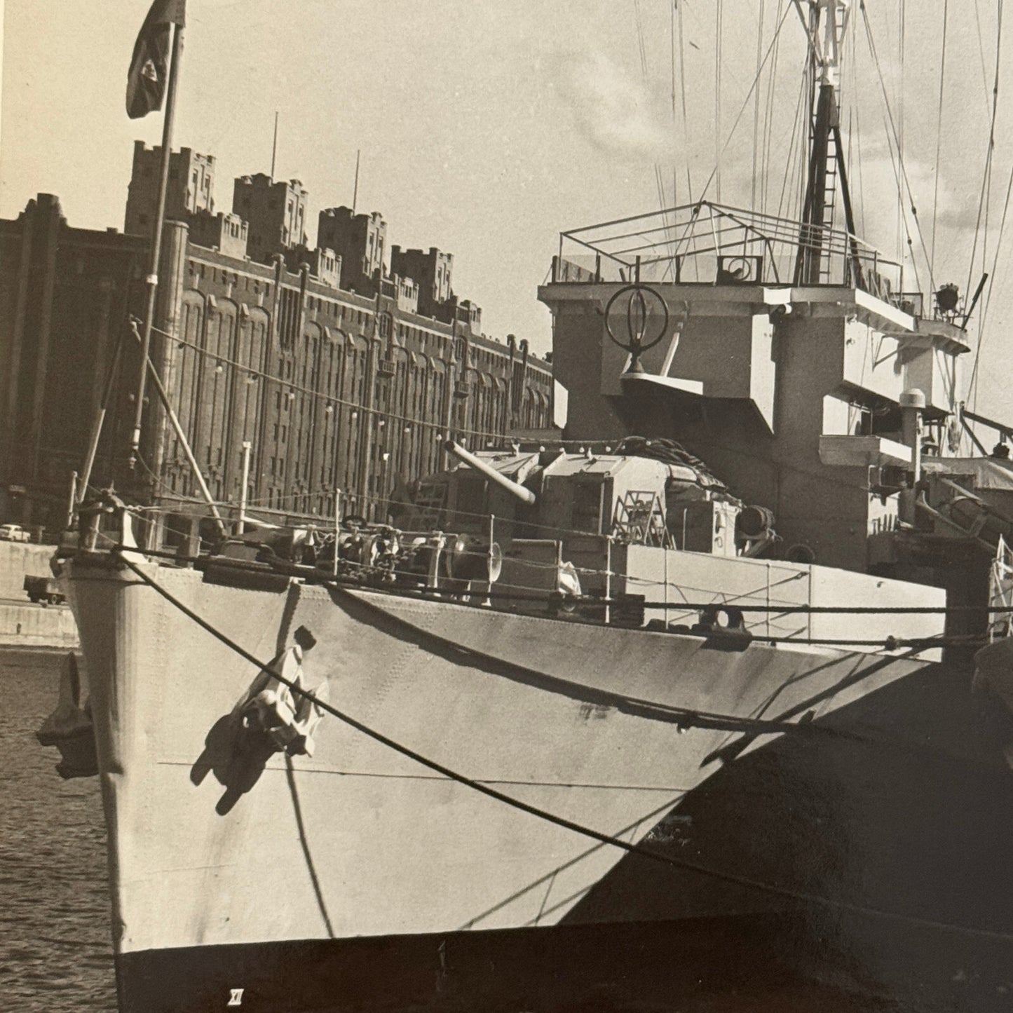 Royal Canadian Navy Ship Photo Photograph HMCS Wallaceburg HMCS Sault Ste Marie