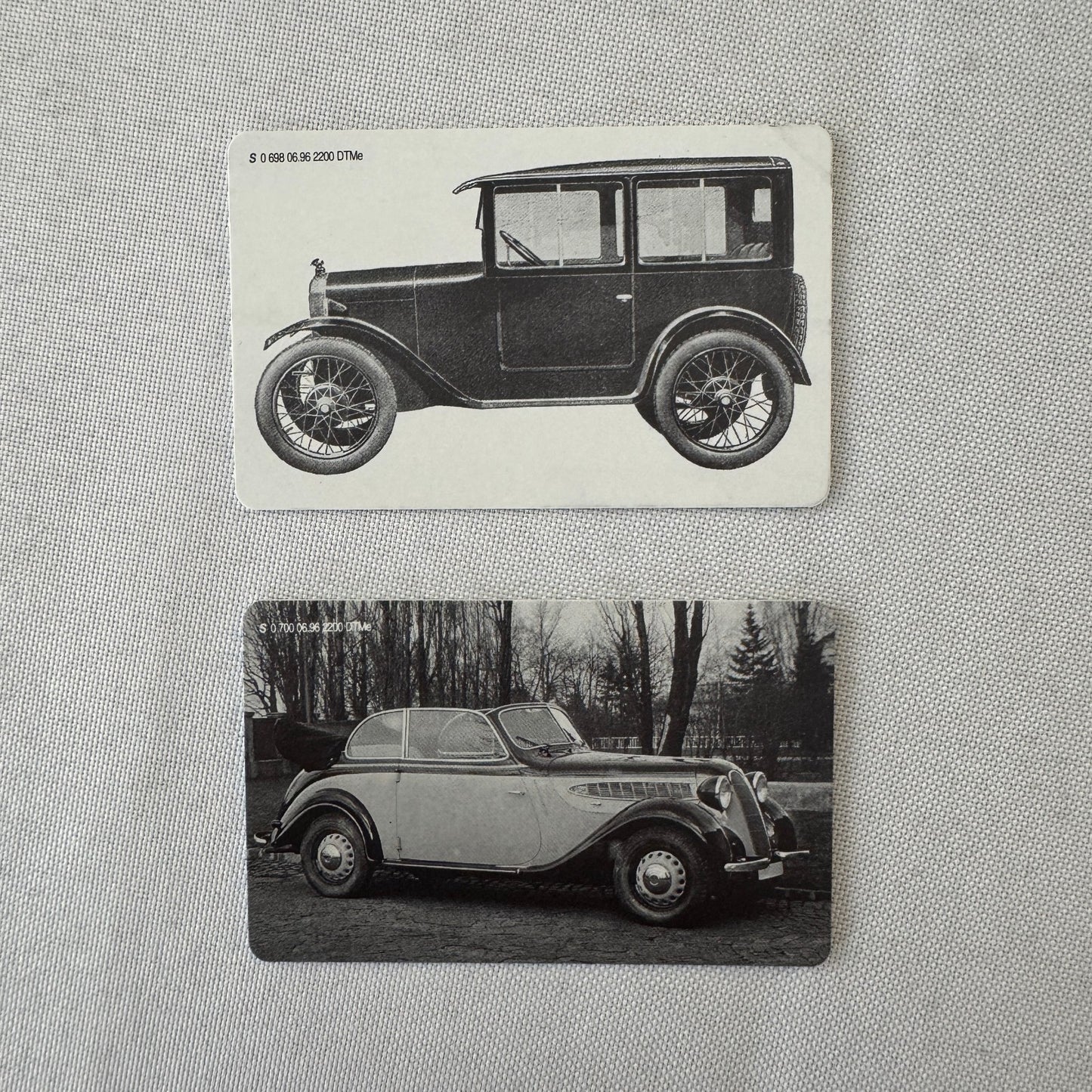 Vintage Car Automobile Colllectible Phone Card Lot 6x German BWZ