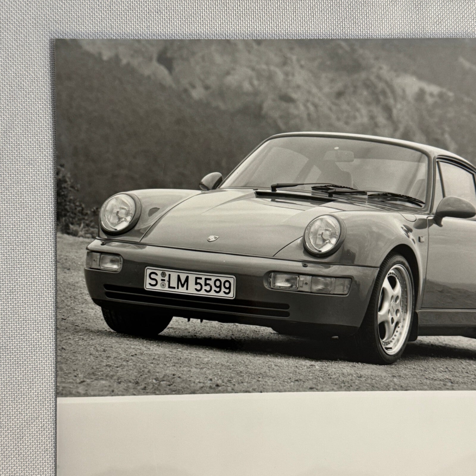 1993 Porsche 911 Turbo 3.6 Factory Photo Photograph Print