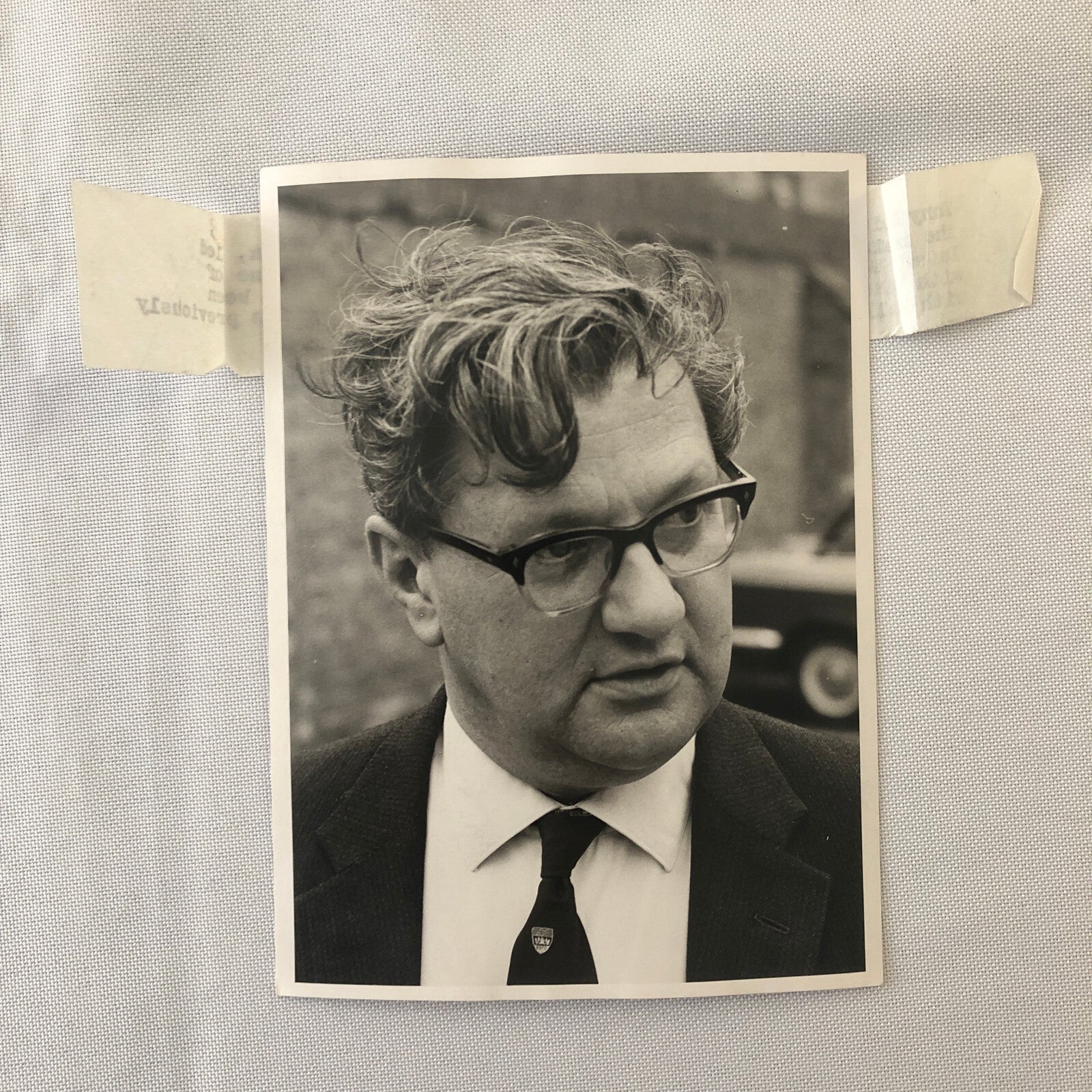 Vintage Racing Photo Photograph Tony Rudd Chief Engineer Owen Racing BRM Car