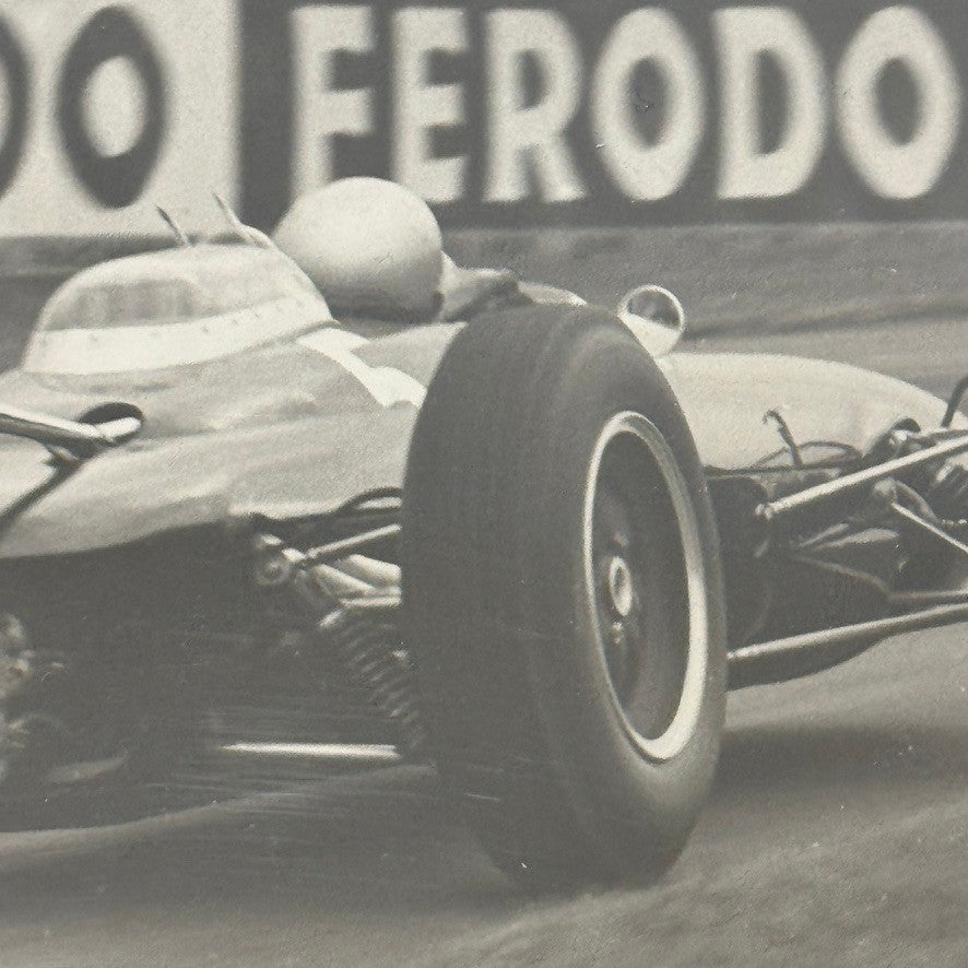 Vintage Racing Photo John Surtees Goodwood 1962 Lola Car Photograph Motorsport