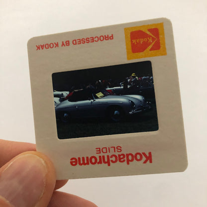 Porsche 356 Cabriolet Convertible Car Show 35mm Photo Slide Vintage 1981