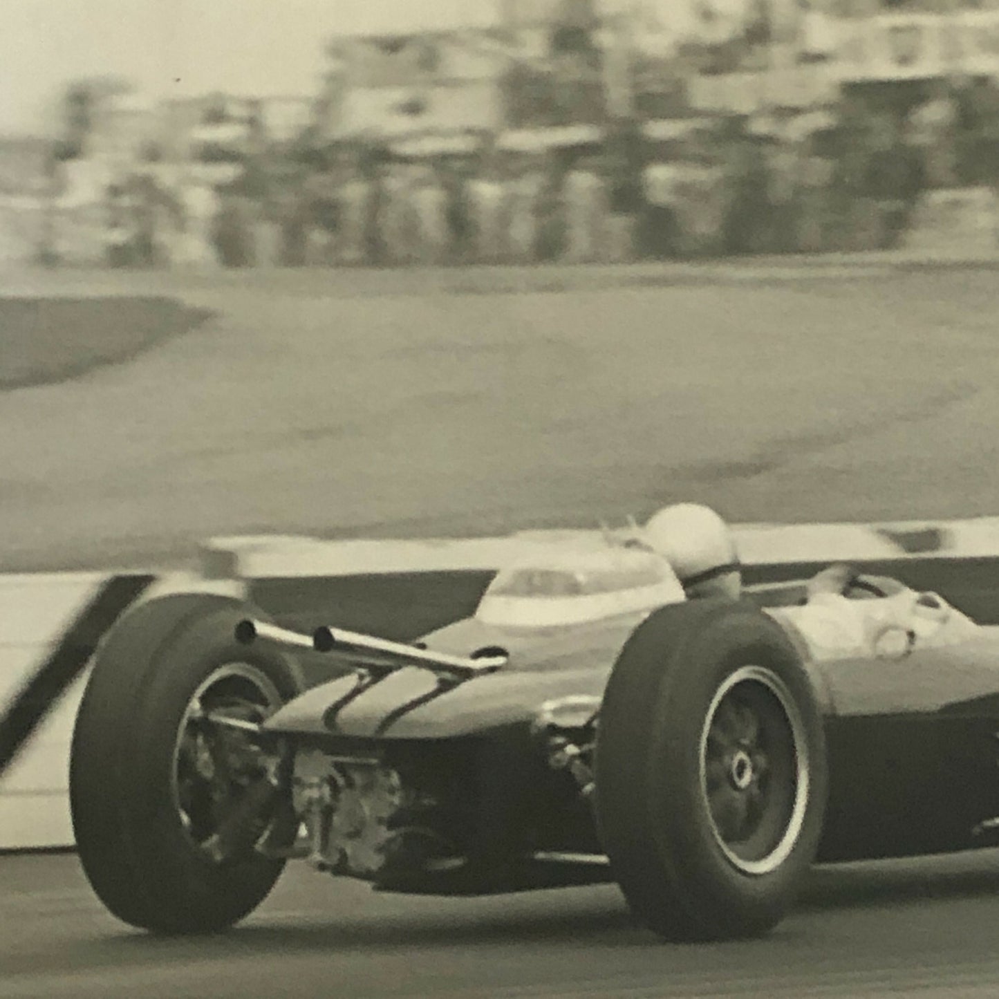Vintage Racing Car Driver Photo Photograph Print 