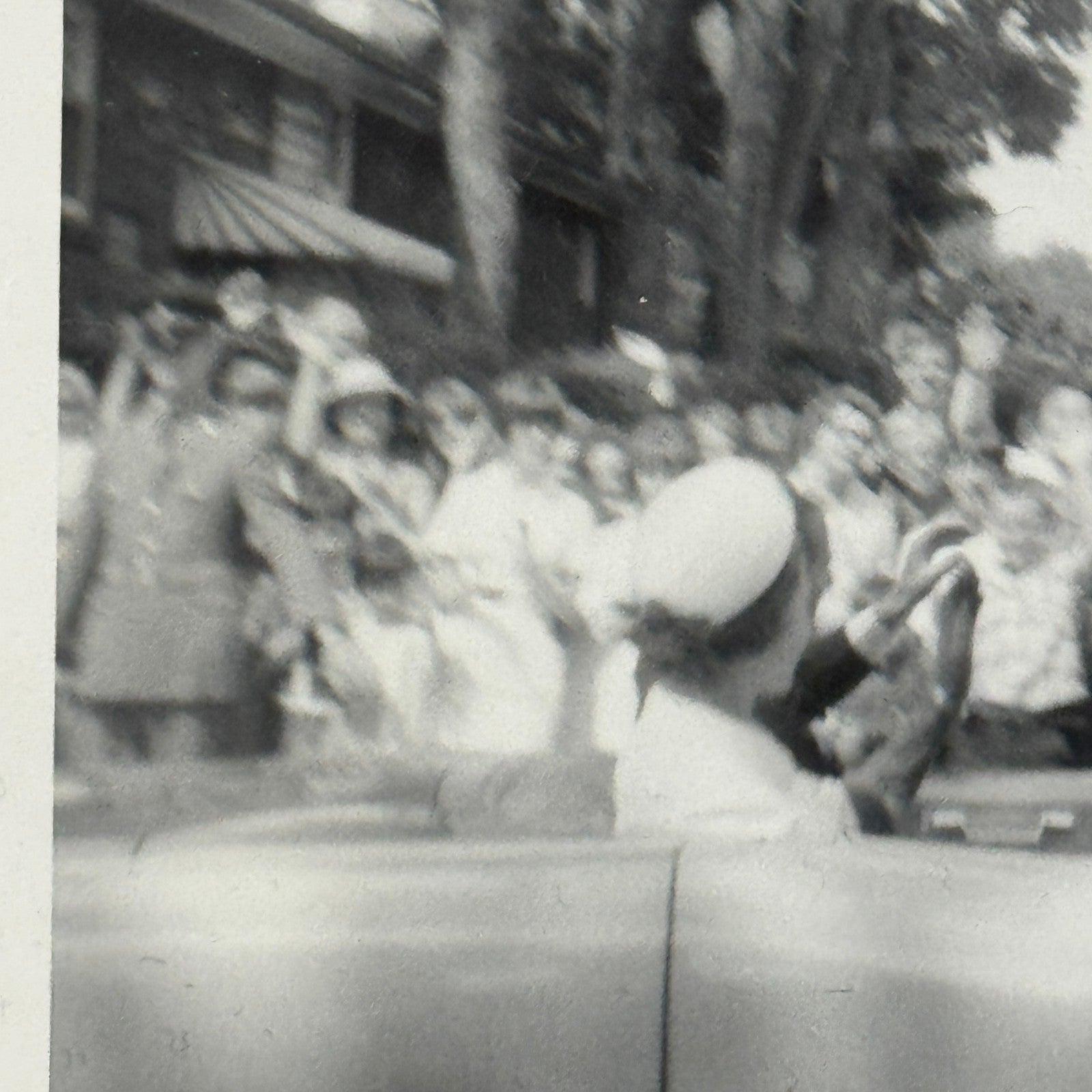 Vintage Presidential Motorcade Car Photo Lady Bird Johnson Lyndon Baines Johnson
