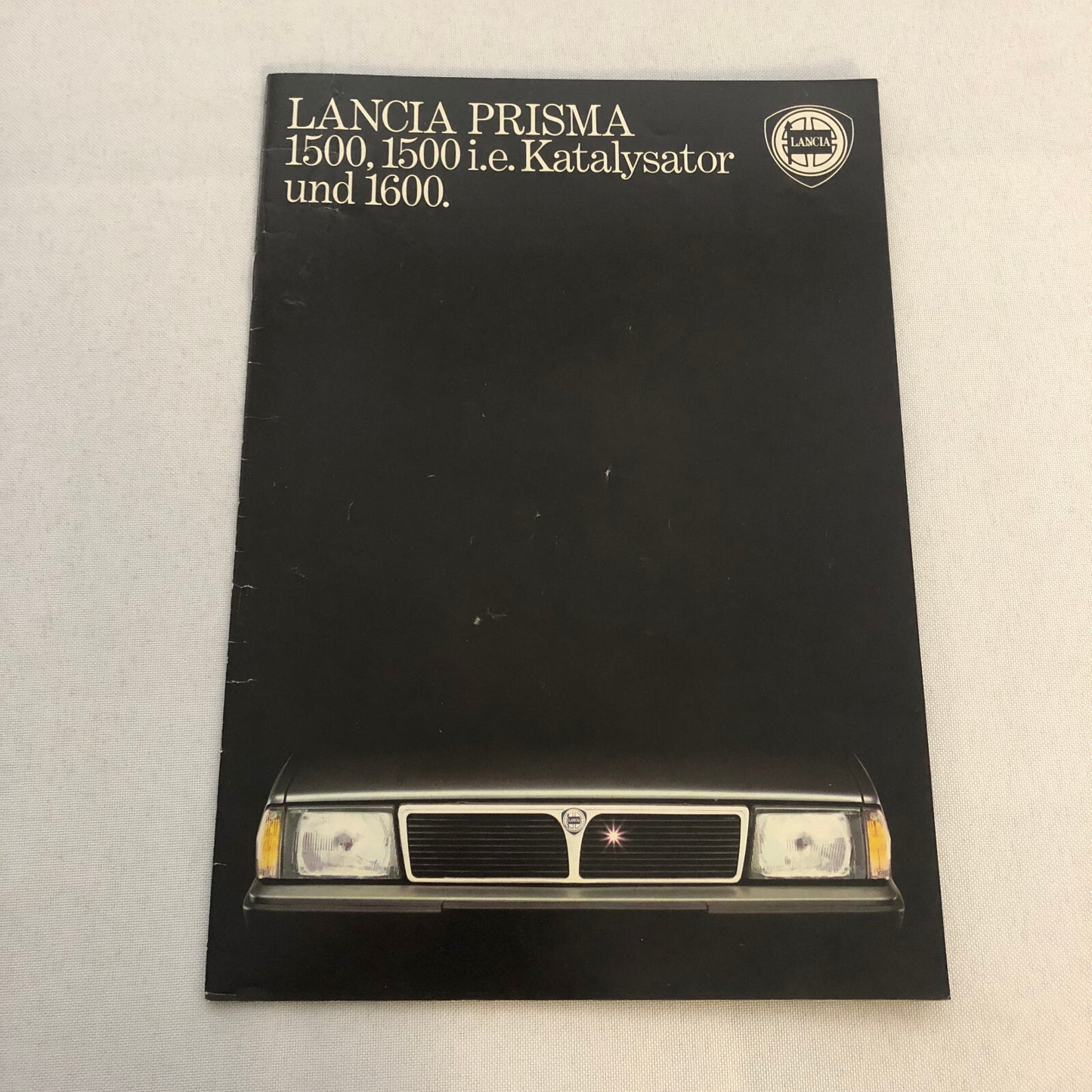 Lancia Prisma 1500 and 1600 Car Sales Brochure Catalog German Text