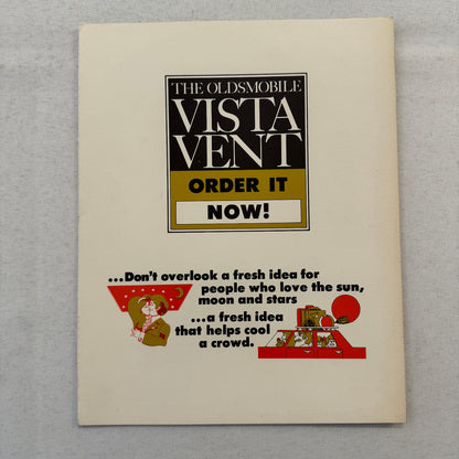 1974 Oldsmobile Cutlass Vista Vent Sunroof Sales Brochure Catalog Supreme Wagon