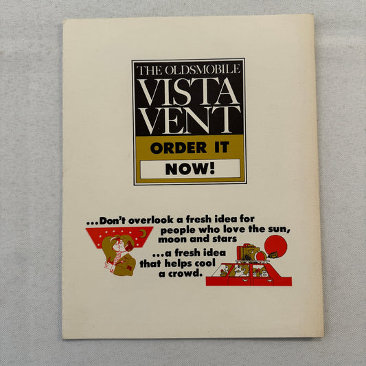 1974 Oldsmobile Cutlass Vista Vent Sunroof Sales Brochure Catalog Supreme Wagon