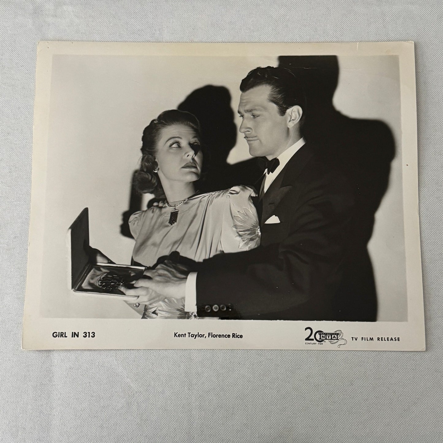 Girl in 313 Movie Still Press Photo Photograph Kent Taylor Florence Rice TV