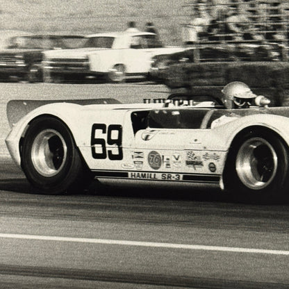 Racing Photo Photograph Ed Hamill SR3 Car Riverside Can Am CanAm 1966 Modern