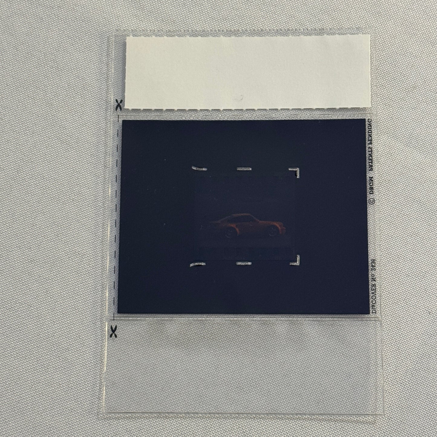 1992 Porsche 911 Turbo S 3.3 Coupe Leichtbau Factory Photo Slide Transparency