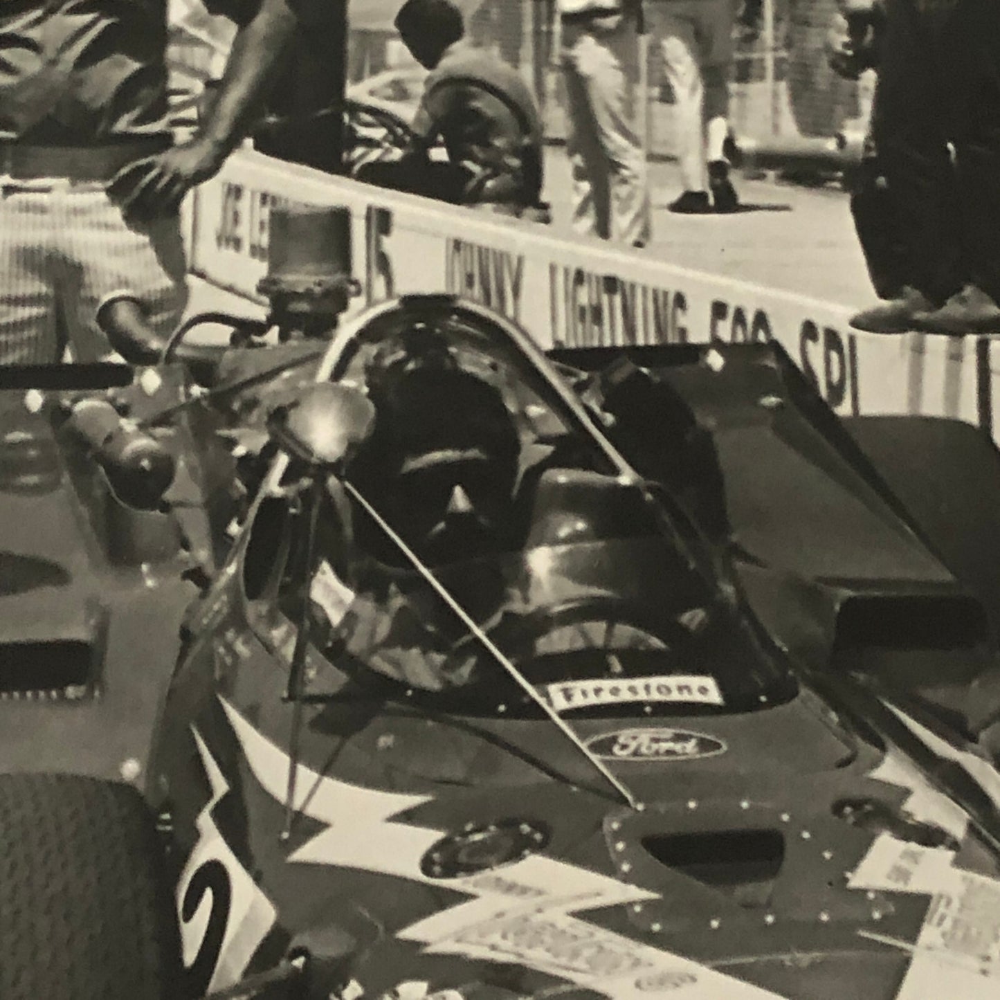 Indianapolis Indy 500 Racing Photo Photograph Al Unser 1970 Car Vintage