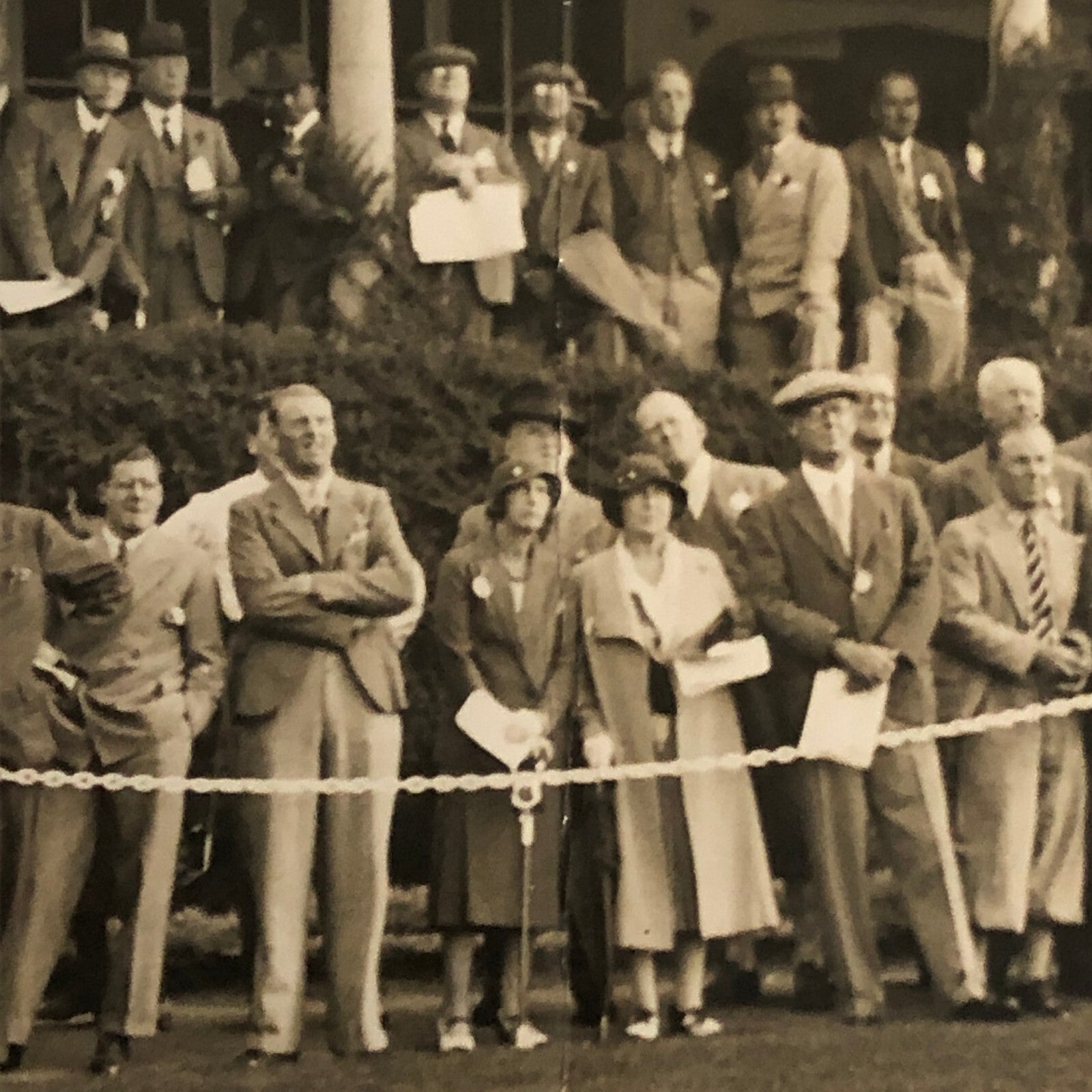 Press Photo Photograph Golf Golfer Tournament Alf Padgham Purley Downs 1933 LNA