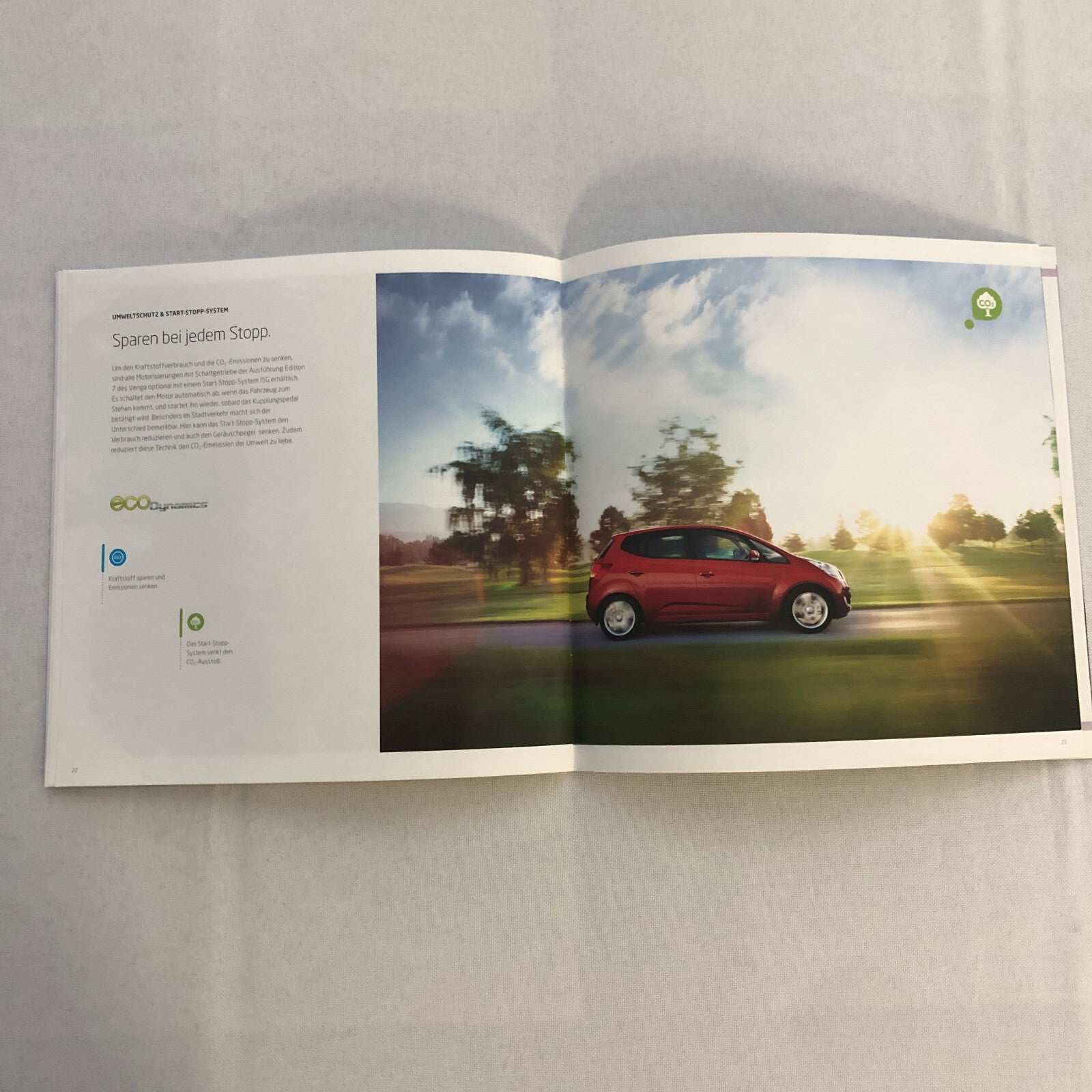 2012 Kia Venga Car Sales Brochure Catalog with Price List GERMAN Market