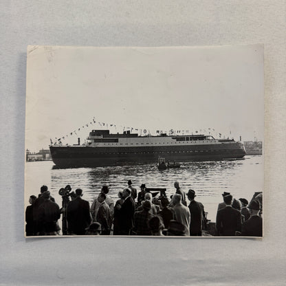 Vintage Boat Ship Photo Photograph Prince George Steamship Steam Ship 1947