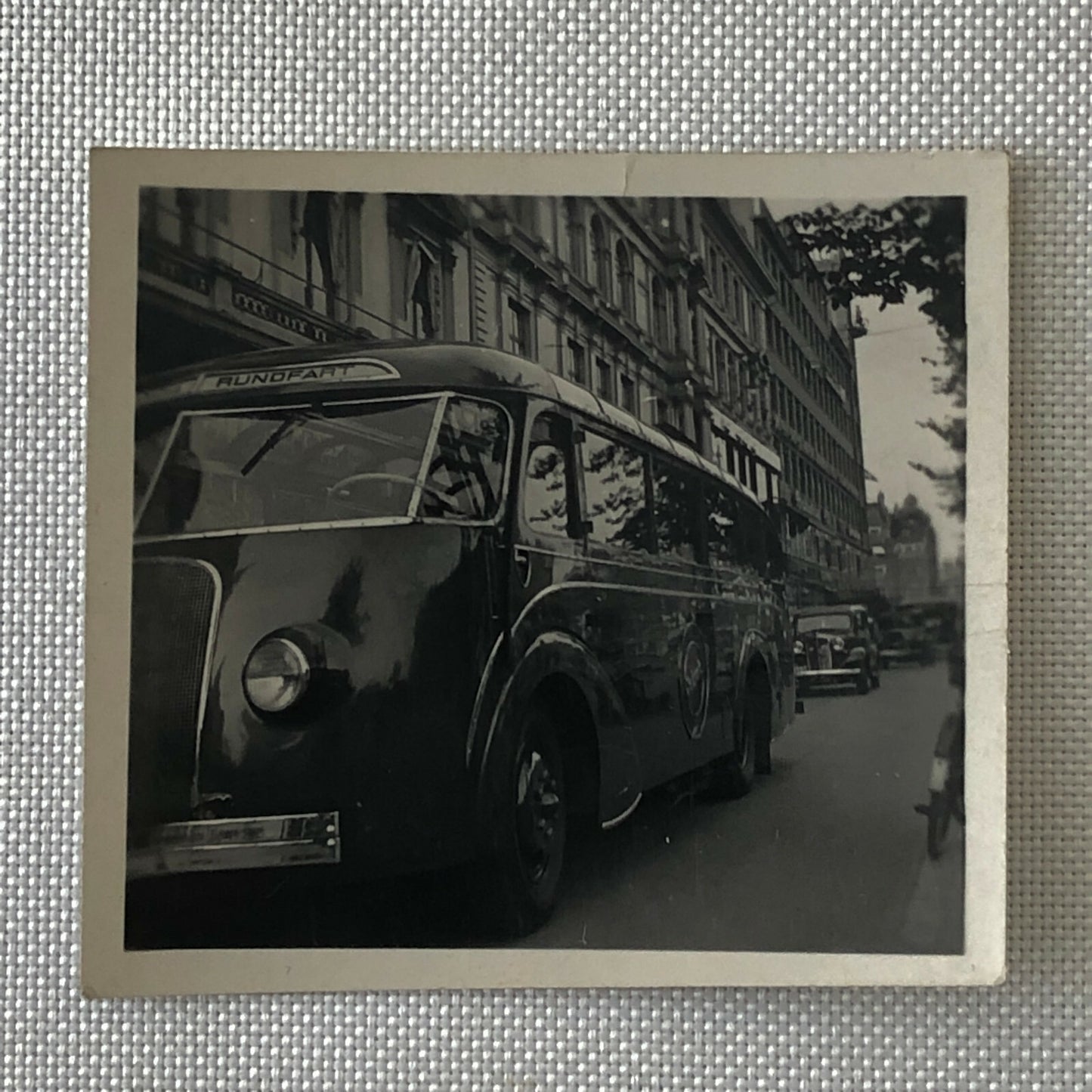 Vintage Streamline Bus Photo Photograph Lot of 3 - Small Images - Denmark ? 