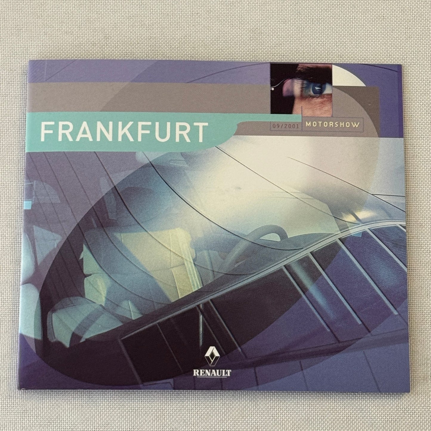 2001 Renault Frankfurt Autoshow Program Photo CD Clio Twingo Kangoo Espace