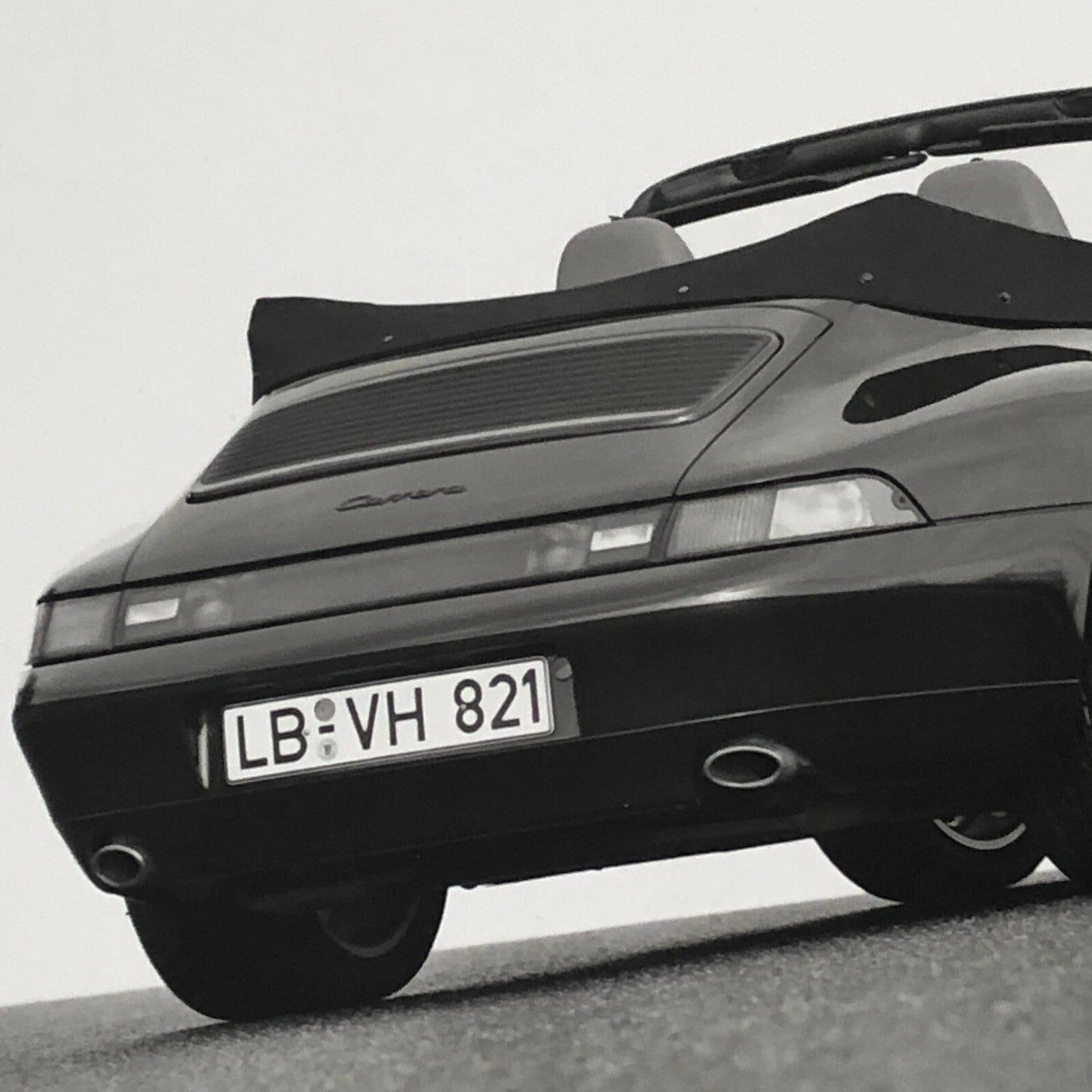 Porsche 911 Carrera Photo Cabriolet Convertible Automobile Photograph Lot of 4