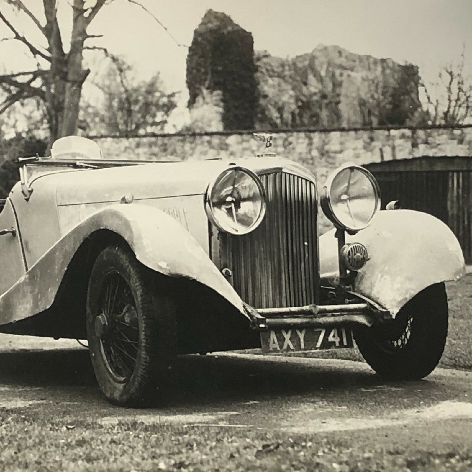 Vintage 1934 Bentley 3 1/2 Litre Car Photo Photograph Print 