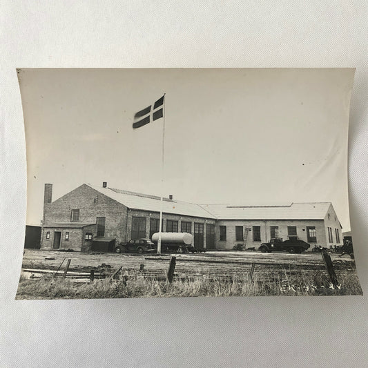 Antique Vintage Factory Company Photo Photograph ERGO Trailer Denmark ? Cars +