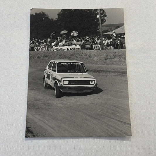 Vintage Rally Racing Photo Photograph Print DPPI Fiat 127 Car