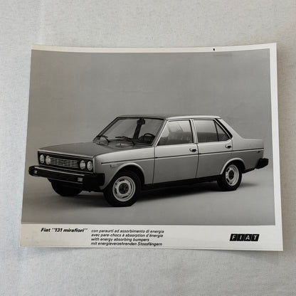 Fiat 131 Mirafiori Car Factory Press Photo Photograph Print European