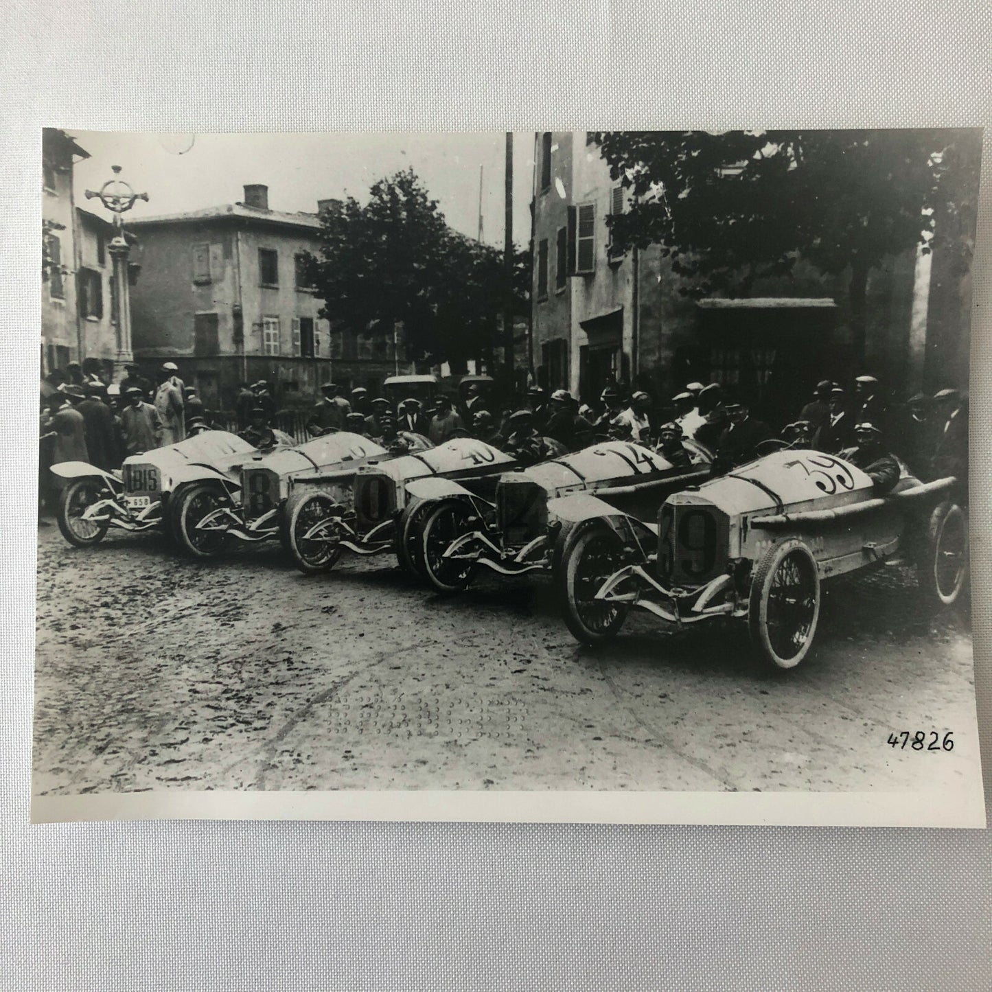 Vintage Racing Car Photograph Photo Image - 1914 Mercedes Benz Cars