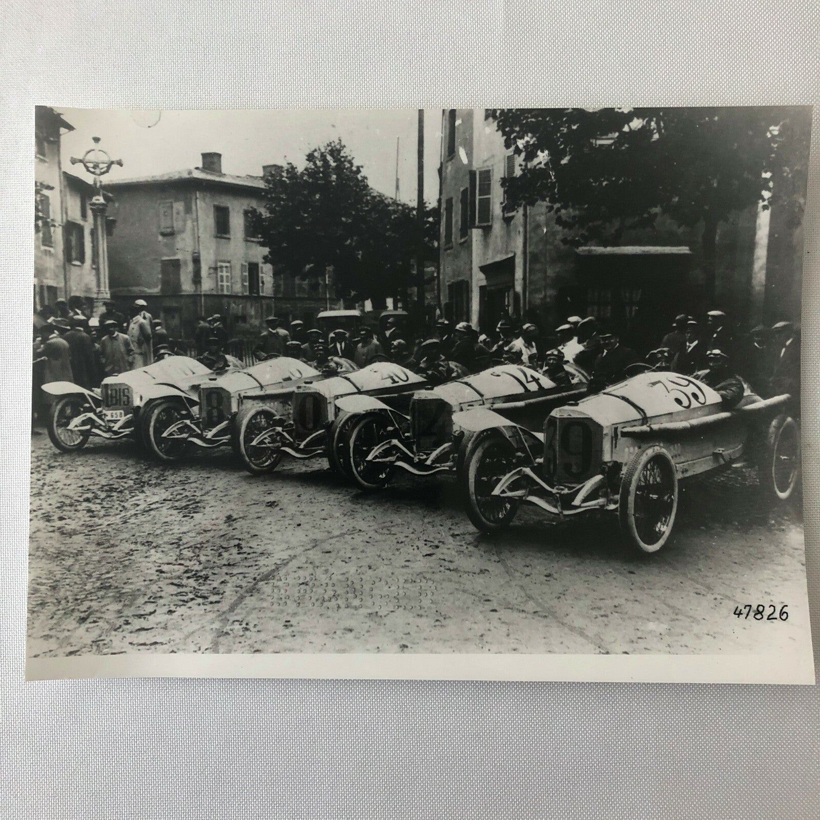 Vintage Racing Car Photograph Photo Image - 1914 Mercedes Benz Cars