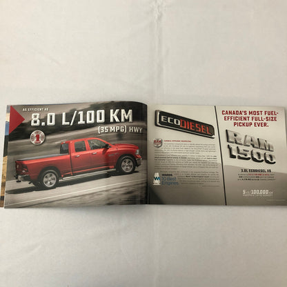 2017 Dodge Ram 1500 Pickup Truck Sales Brochure Catalog Rebel Laramie Longhorn +