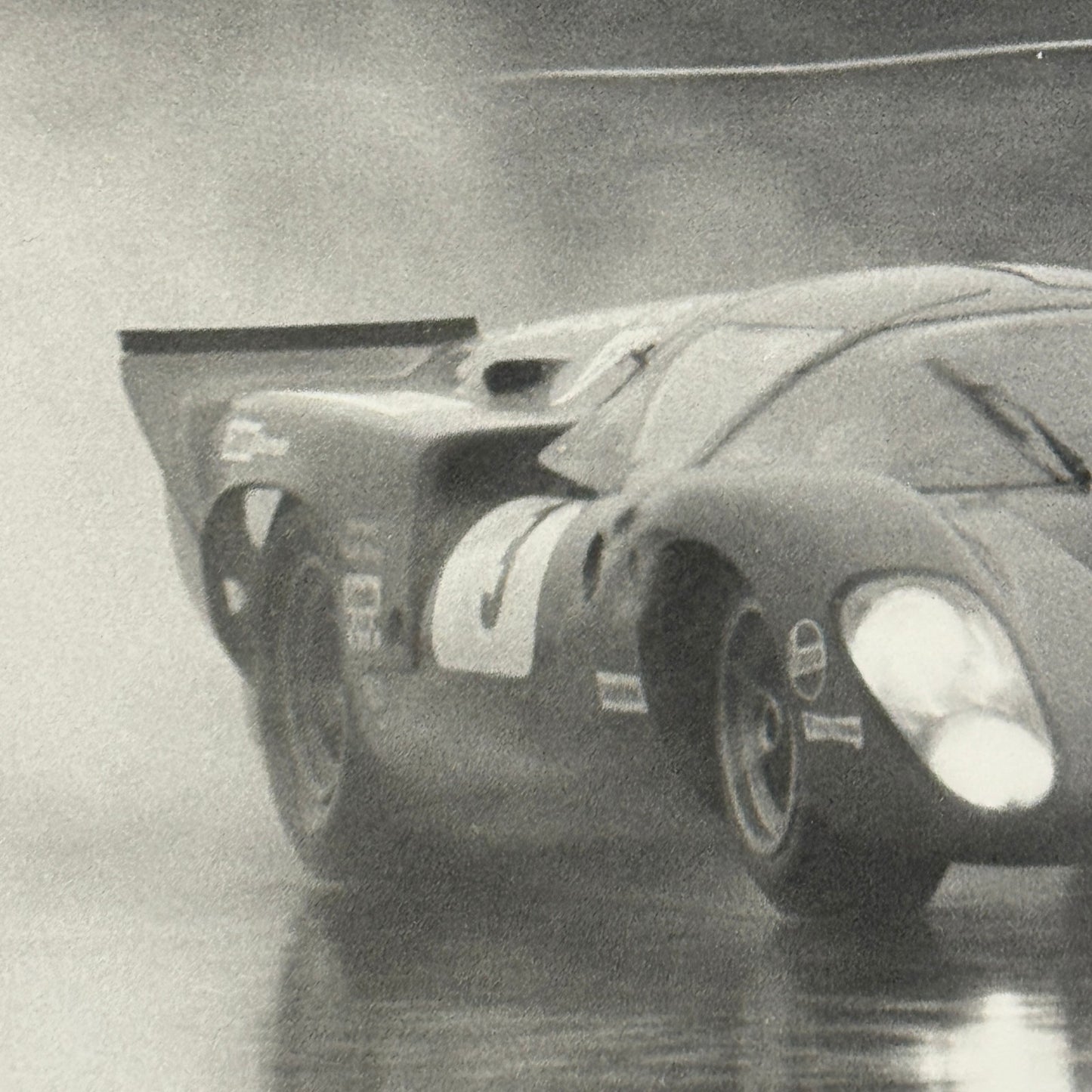 Vintage Racing Photo Photograph Lola T70 Paul Hawkins 1969